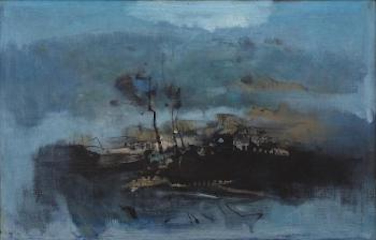 Blue atmosphere ,
1966 by Cheong Soo Pieng
