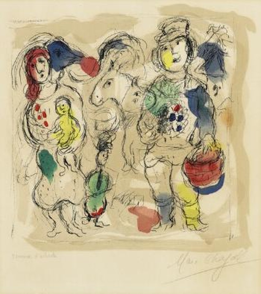 Petits Paysans I ,
1968 by Marc Chagall
