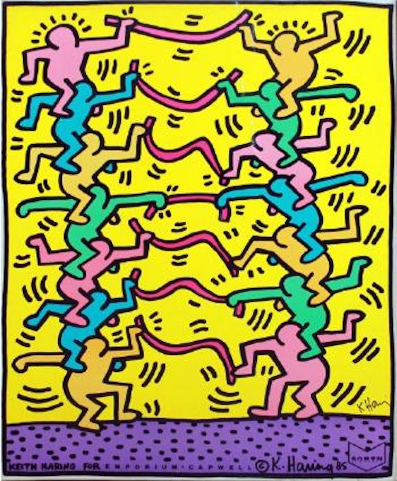 Keith Haring for Emporium Capwell ,
1985 by Keith Haring