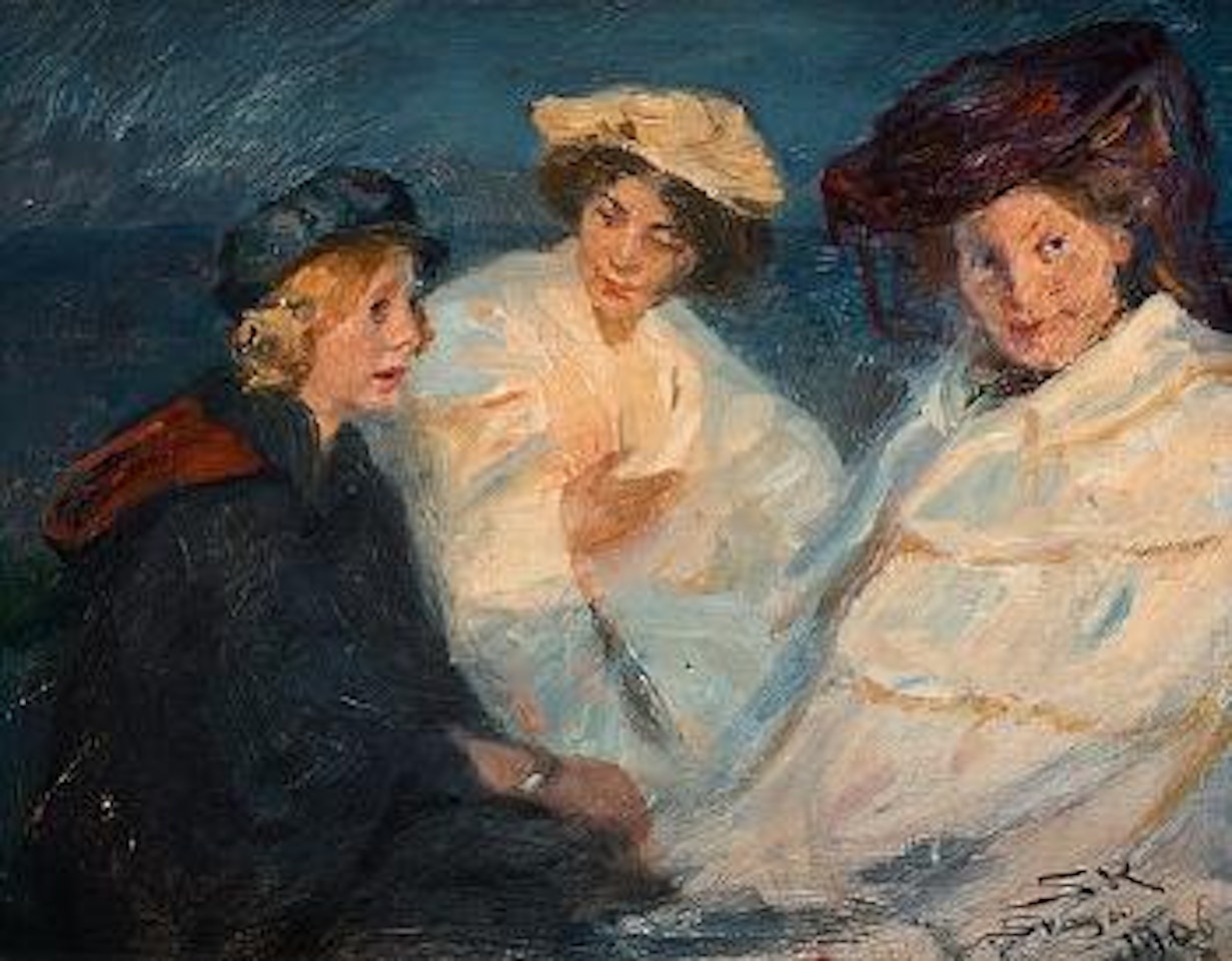 From the beaches of Skagen ,
1906 by Peder Severin Kröyer