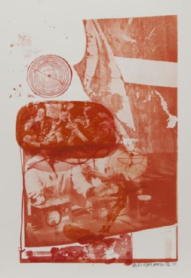 Ape (from Stoned Moon Series) by Robert Rauschenberg
