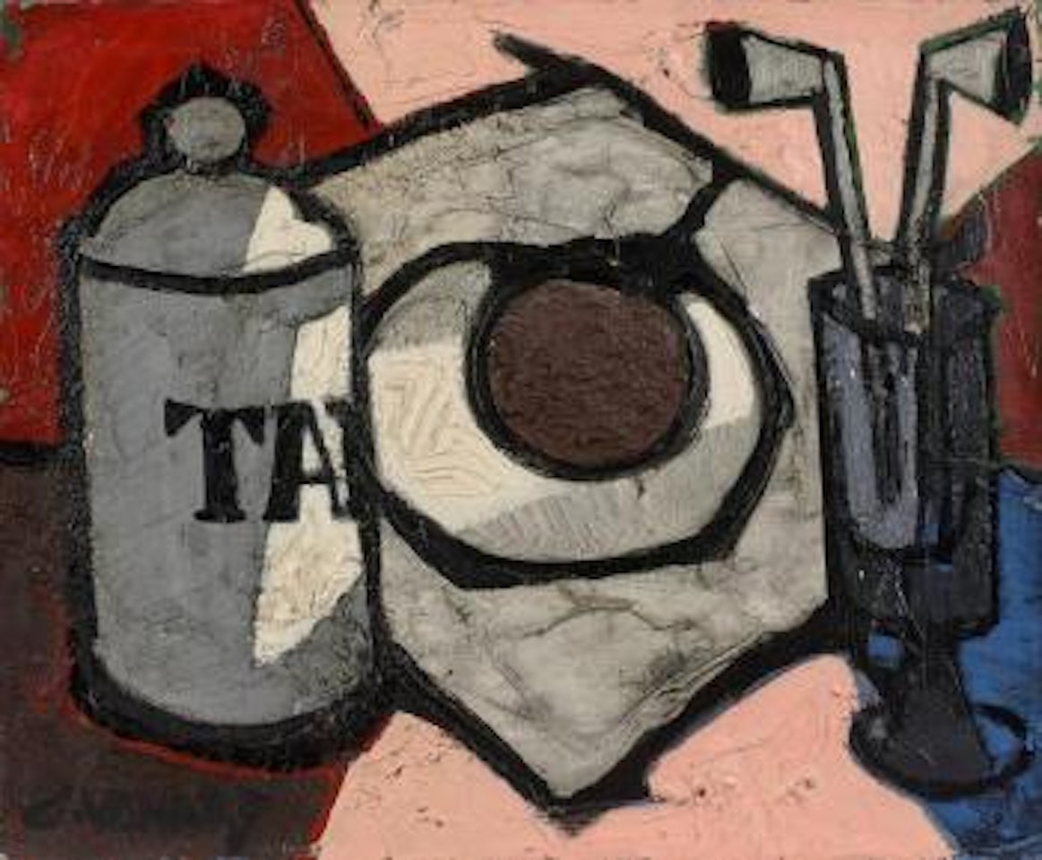 Nature morte au pot à tabac by Claude Venard