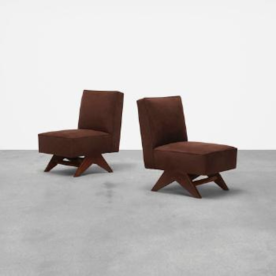 Lounge chairs from Punjab University, Chandigarh ,
Circa
1955 by Pierre Jeanneret