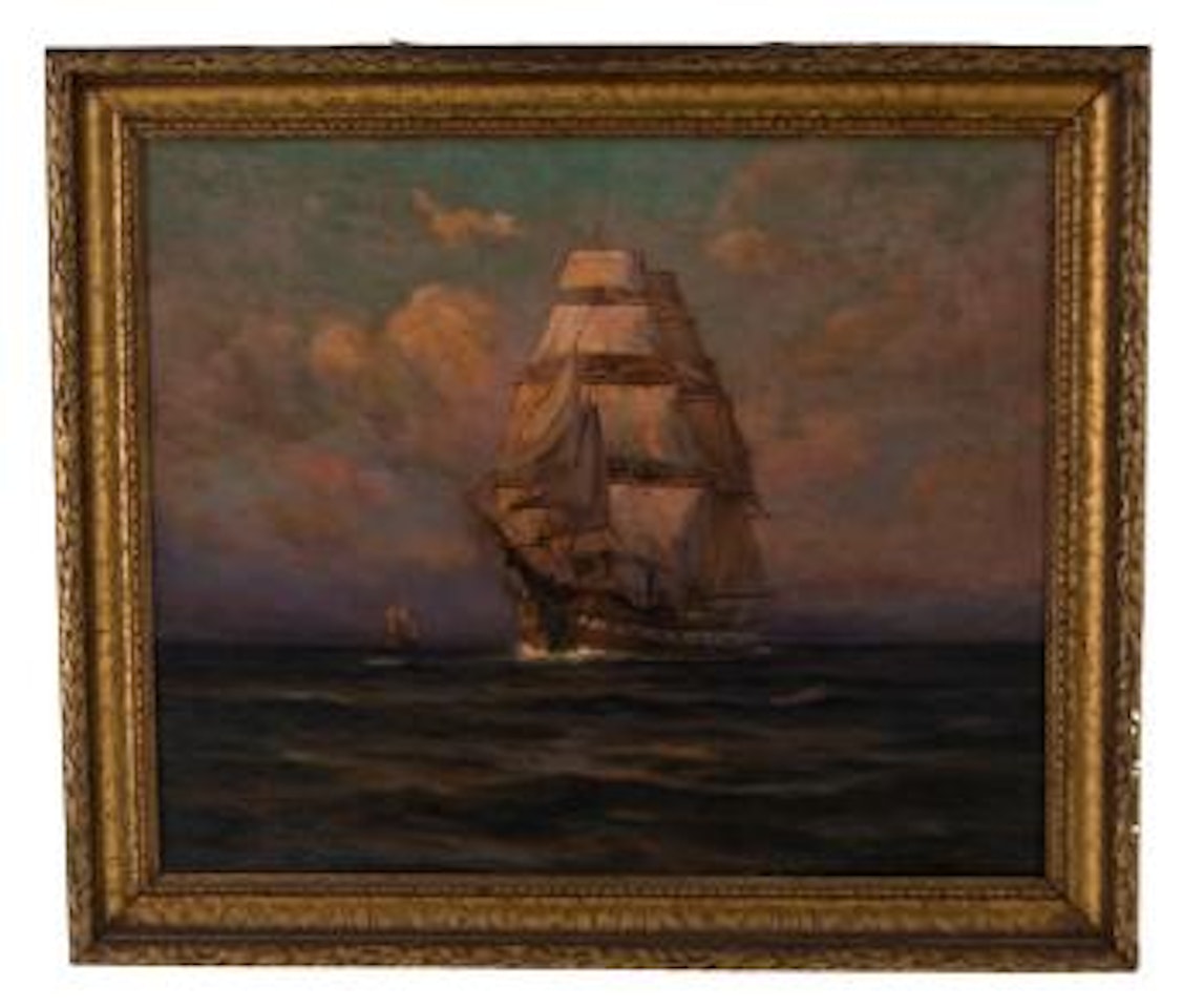 Golden Gate harbor , by Angel Espoy