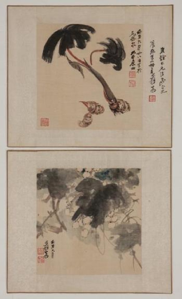 Two Album Page , by Zhang Daqian