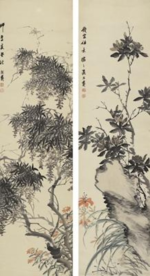 Flower by Wu Xizai