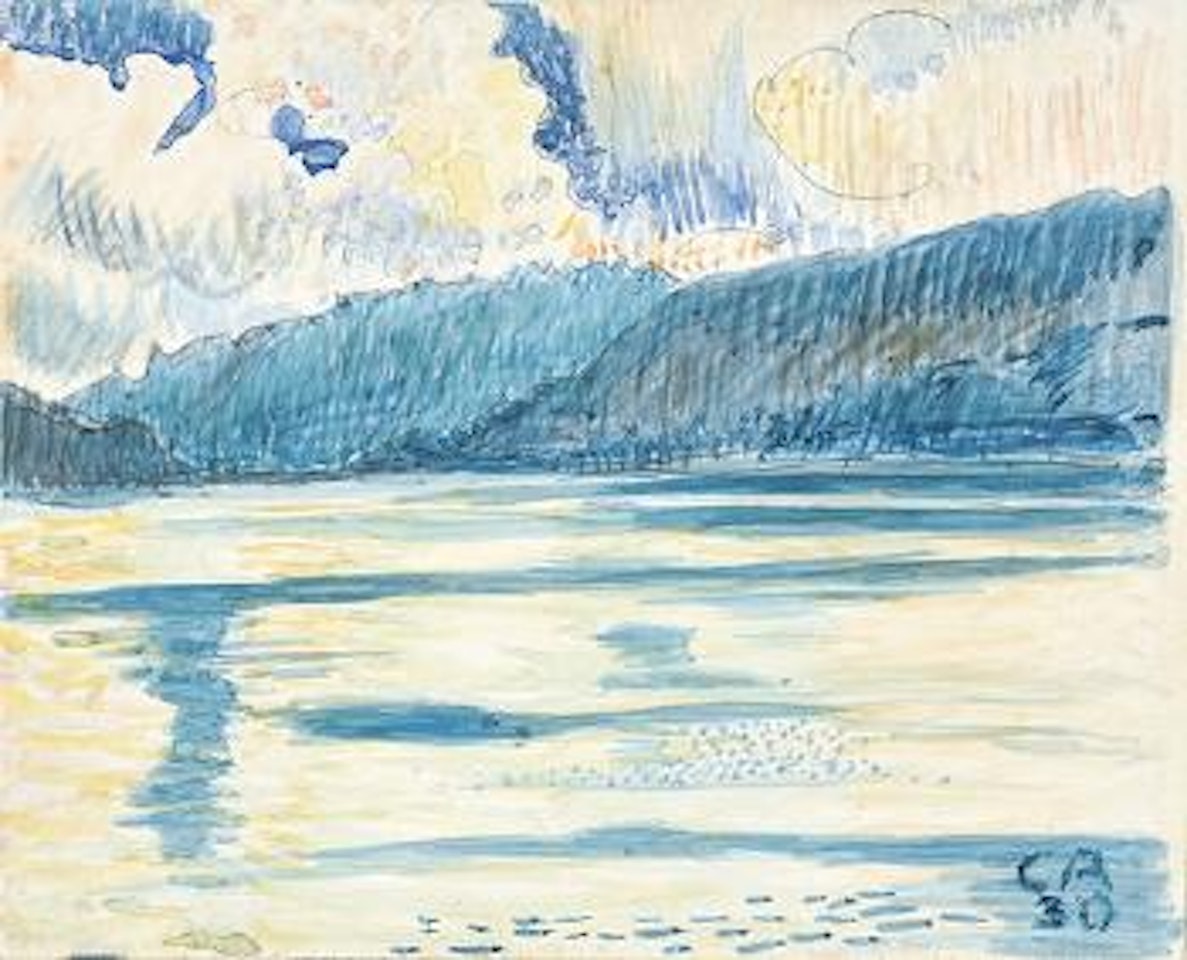 Thunersee mit Blick auf Interlaken ,
1930 by Cuno Amiet