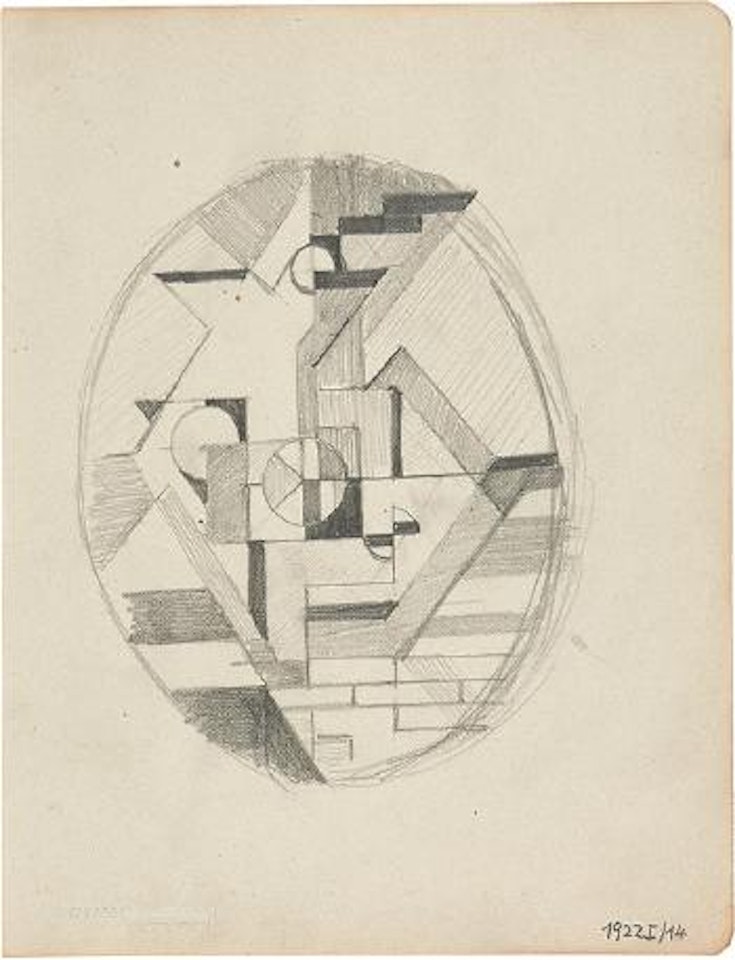 Komposition ,
1922 by Walter Dexel