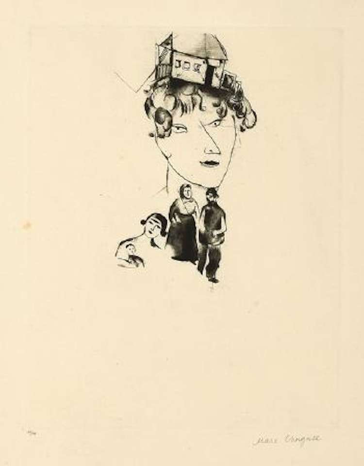 Selbstportrait ,
1922 by Marc Chagall