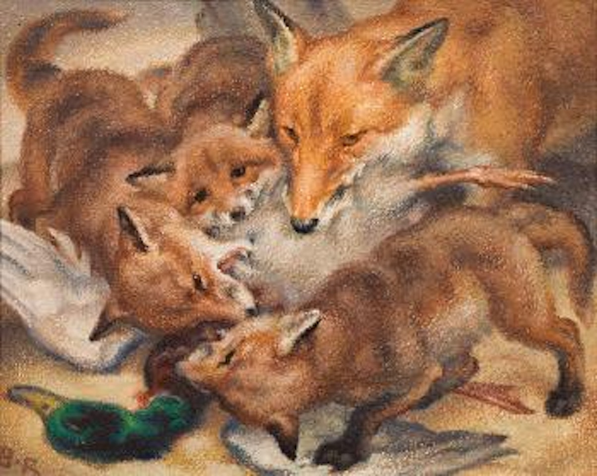 Foxes ,
1970 by Norbertine Bresslern-Roth