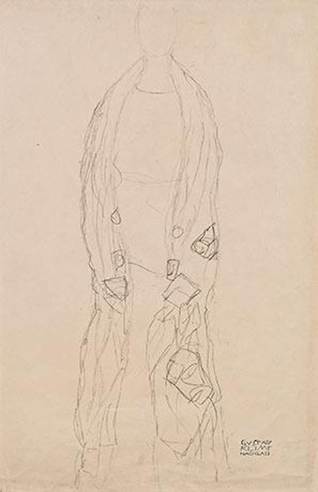 Study for the portrait Miss Lieser ,
1917
-
1918 by Gustav Klimt