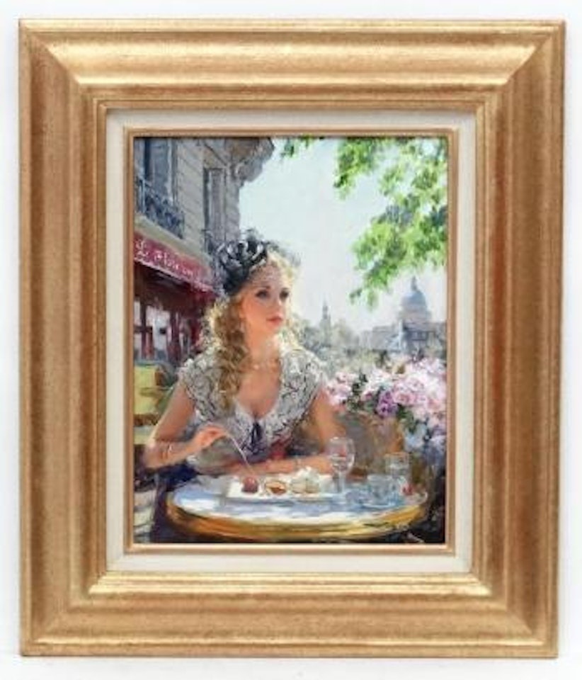 In the cafe , by Constantin Razoumov