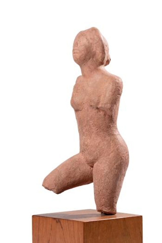 Etude pour baigneuse aux bras levés ,
Circa
1900 by Aristide Maillol
