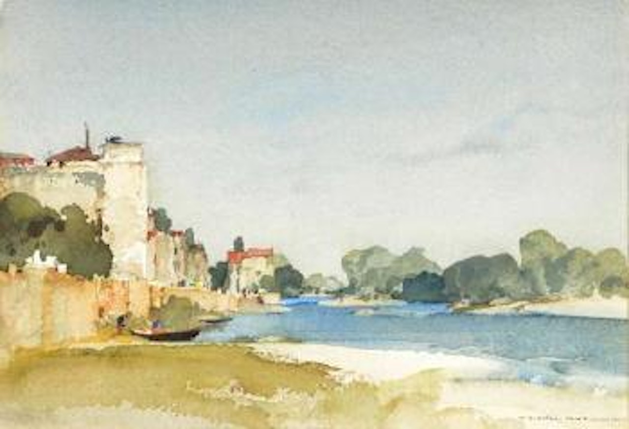 St Martin d'Ardeche , by William Russell Flint