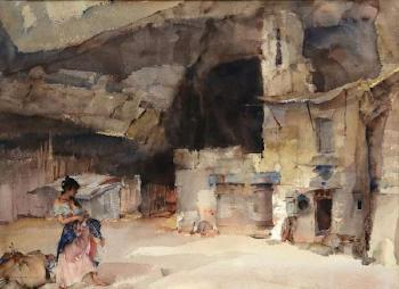 A stranger in Perigord ,
1964 by William Russell Flint