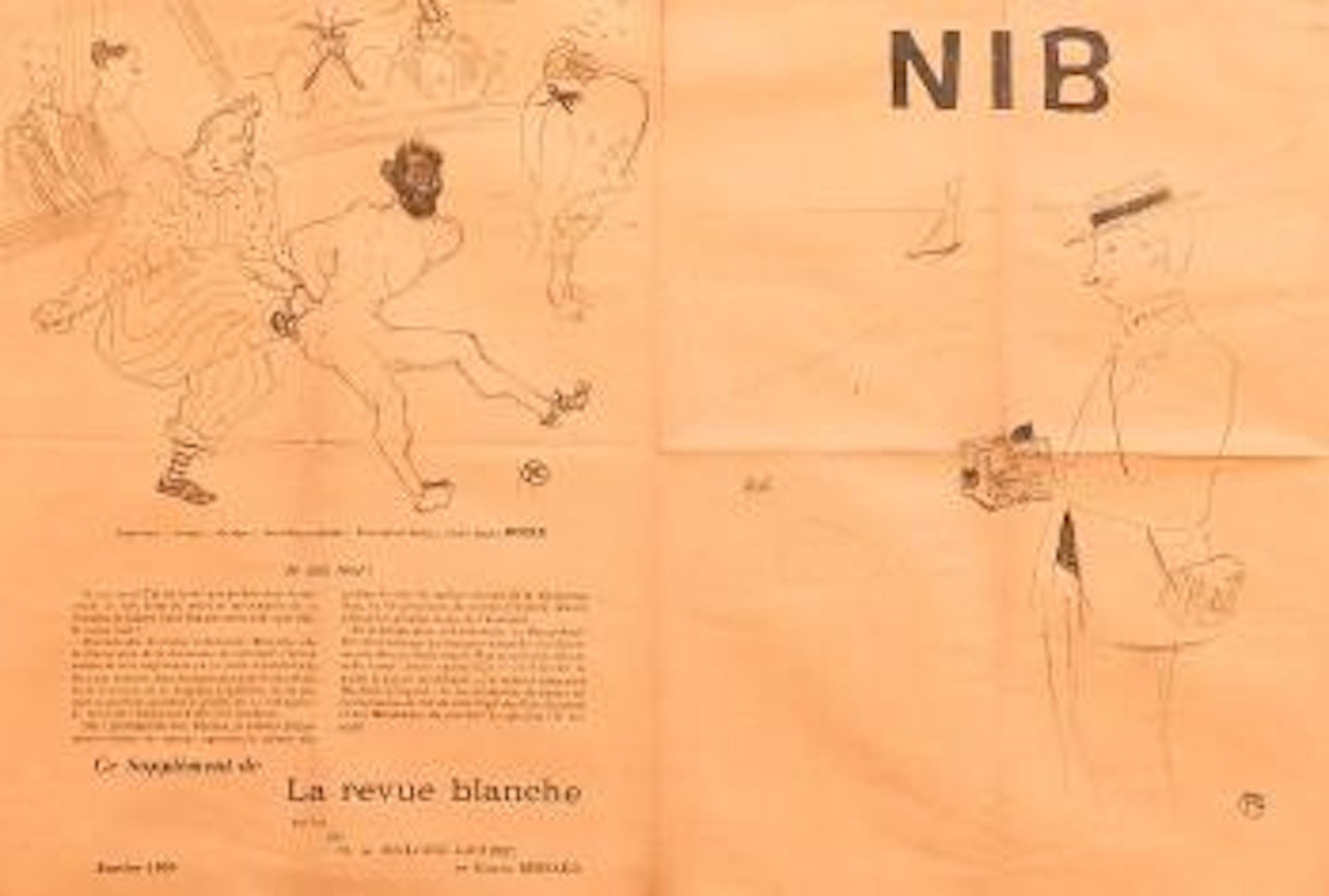 Ce Supplement de La Revue Blanche c. Jan 1895 ,
Circa
1895 by Henri de Toulouse-Lautrec
