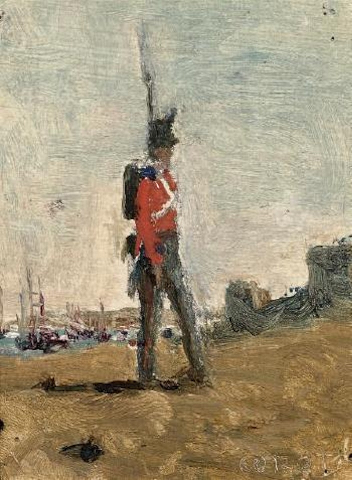 Un soldat anglais ,
Circa
1856 by Jean Baptiste Camille Corot
