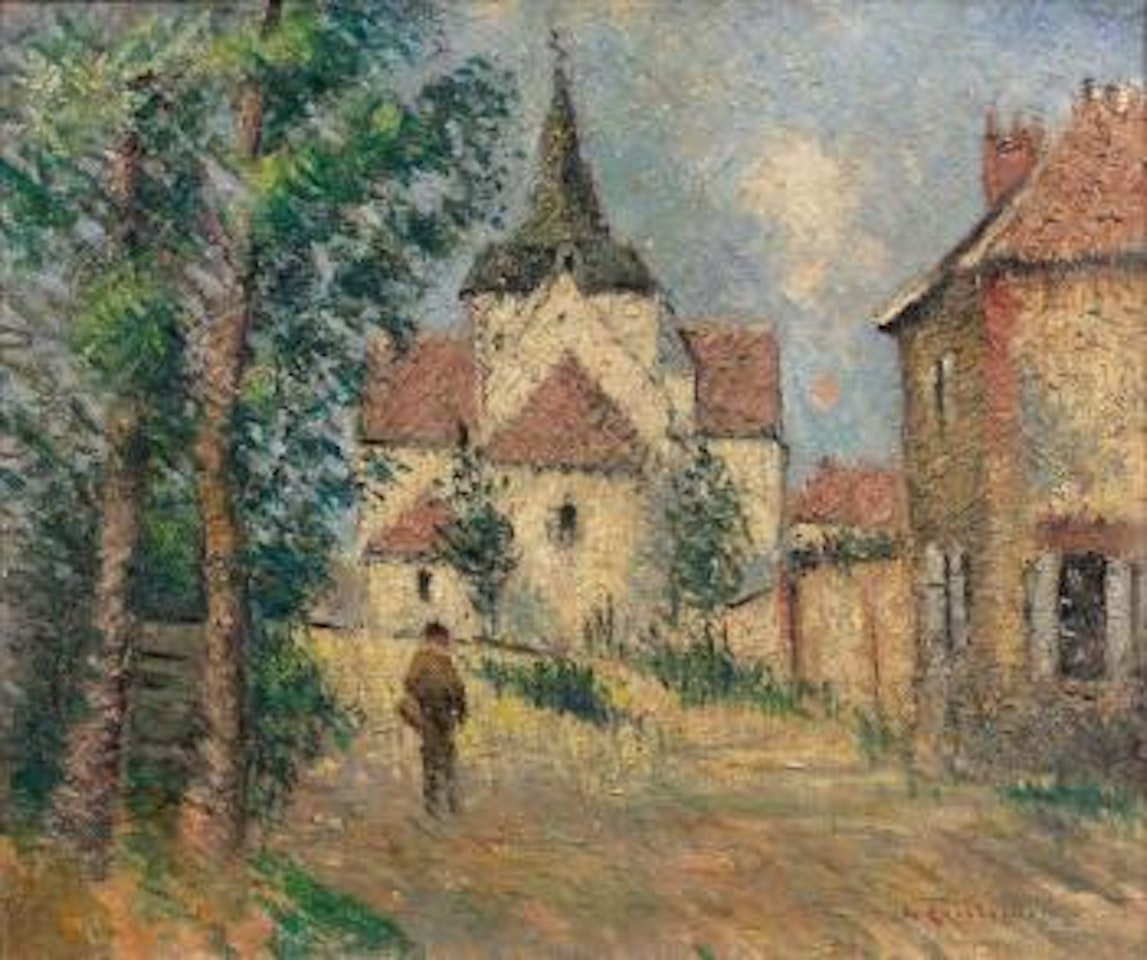 Le village animé ,
Circa
1923 by Gustave Loiseau