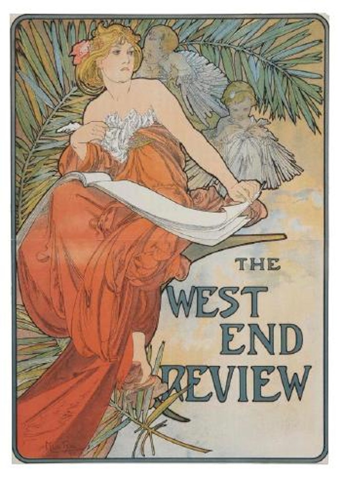 The West End Review ,
1898 by Alphonse Mucha