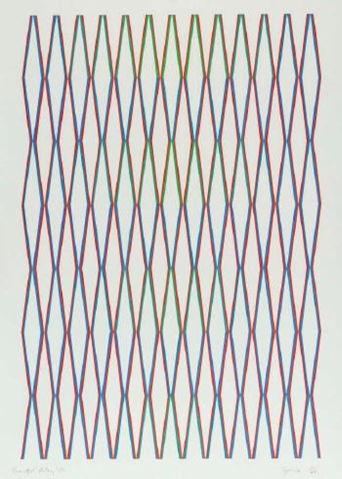 Splice (Schubert 21) by Bridget Riley