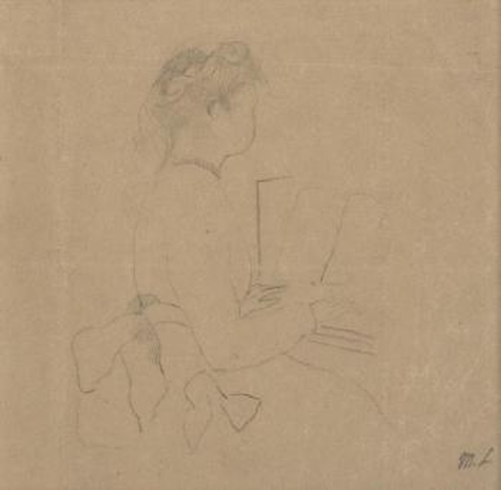 Jeune fille au piano , by Marie Laurencin
