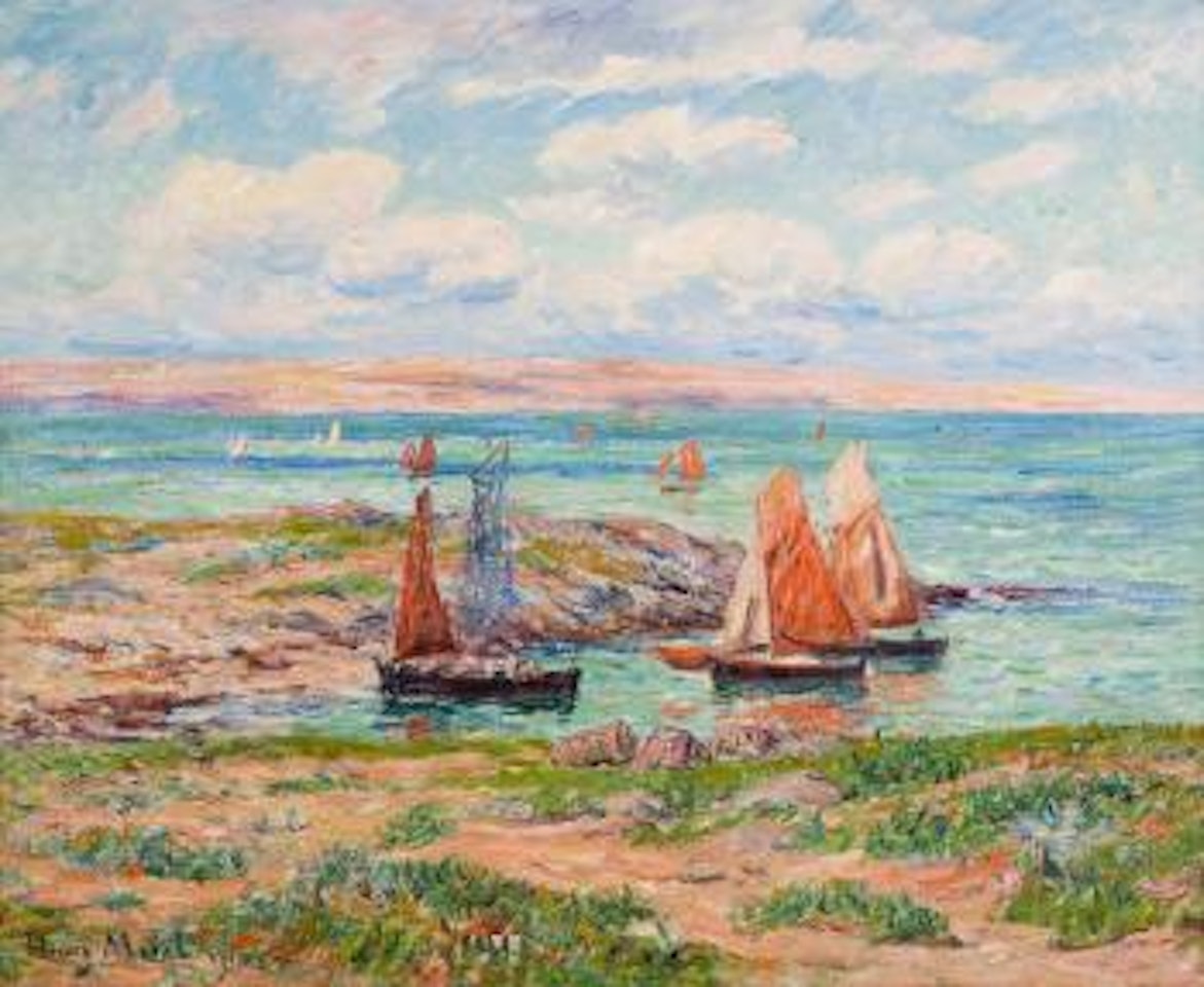 Baie d’Audierne, Finistère ,
1910 by Henry Moret