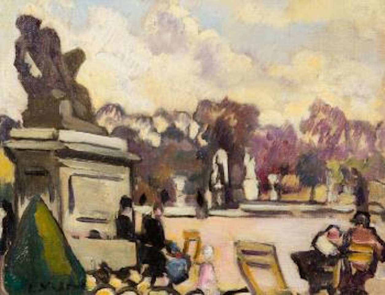 Les Tuileries , by Louis Valtat