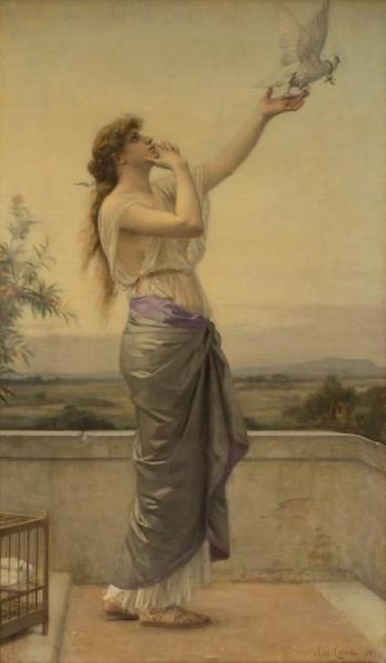 Le messager de l'amour ,
1883 by Alexandre Cabanel