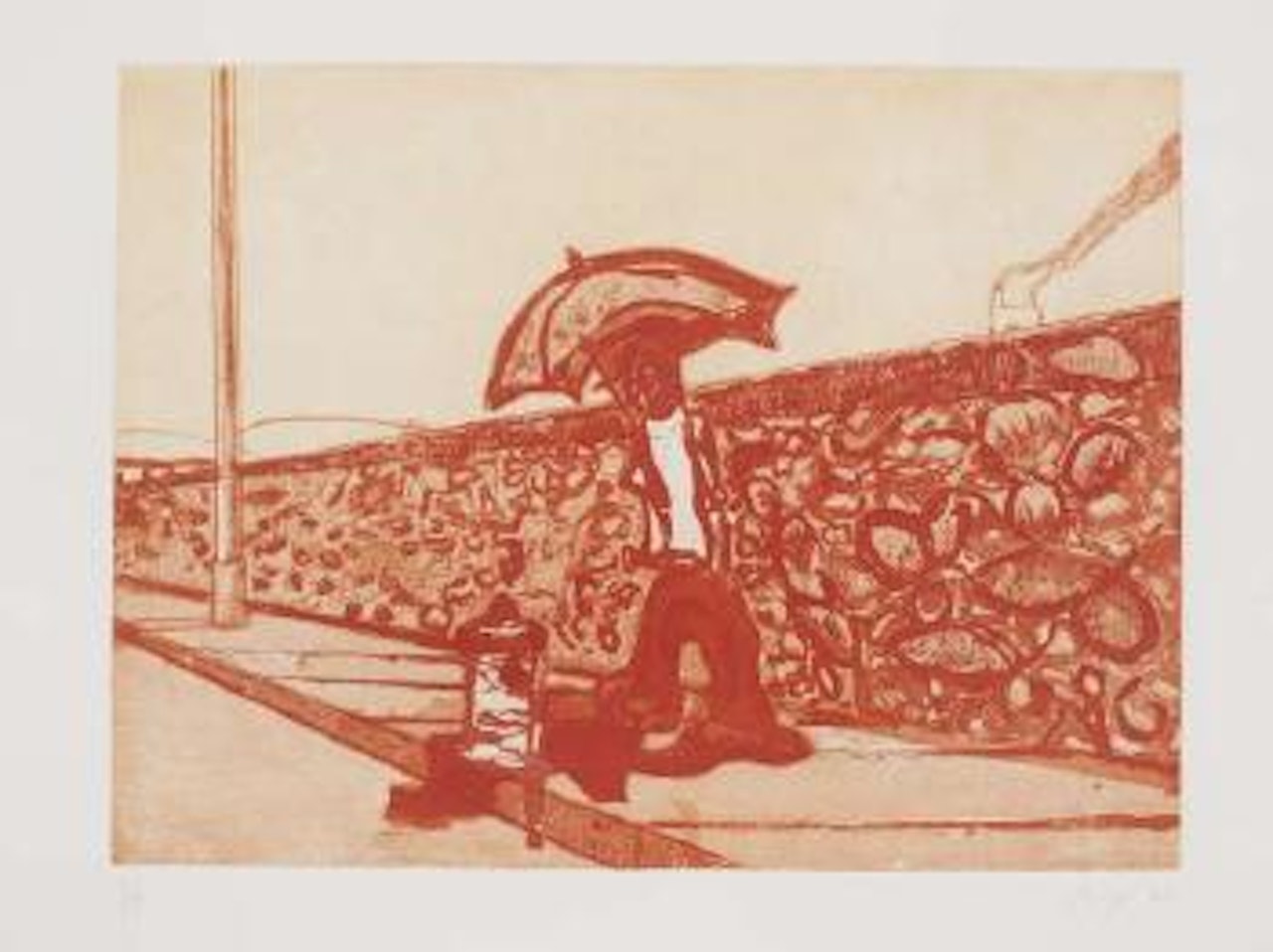 Lapeyrouse Wall ,
2005 by Peter Doig