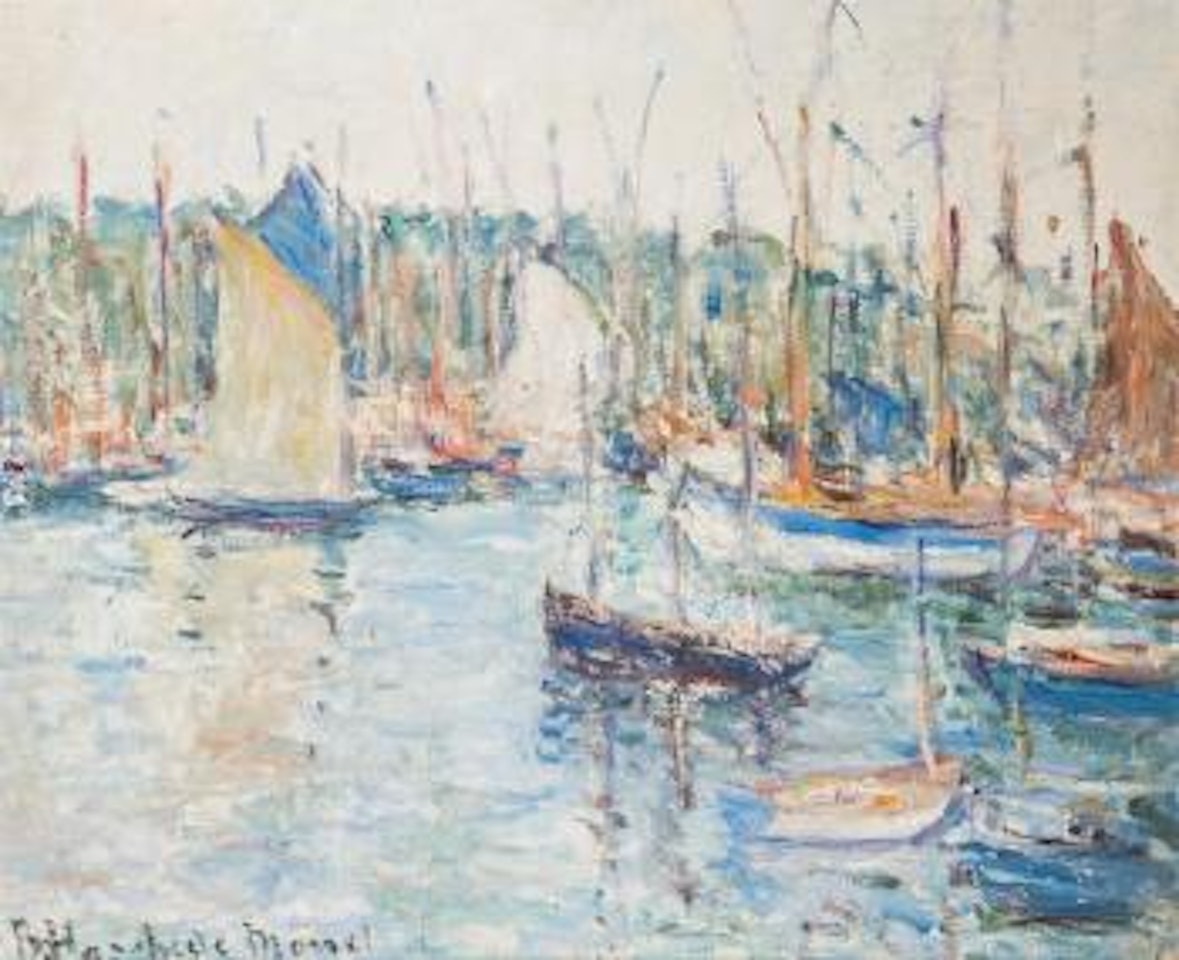 Bateaux au port , by Blanche Hoschédé-Monet
