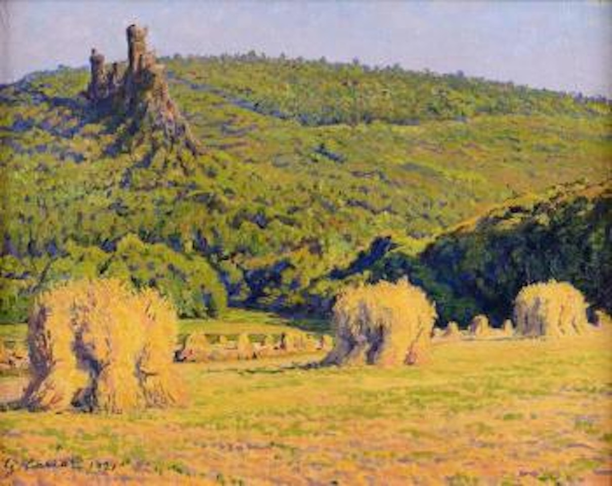 Meules de foin ,
1921 by Gustave Cariot