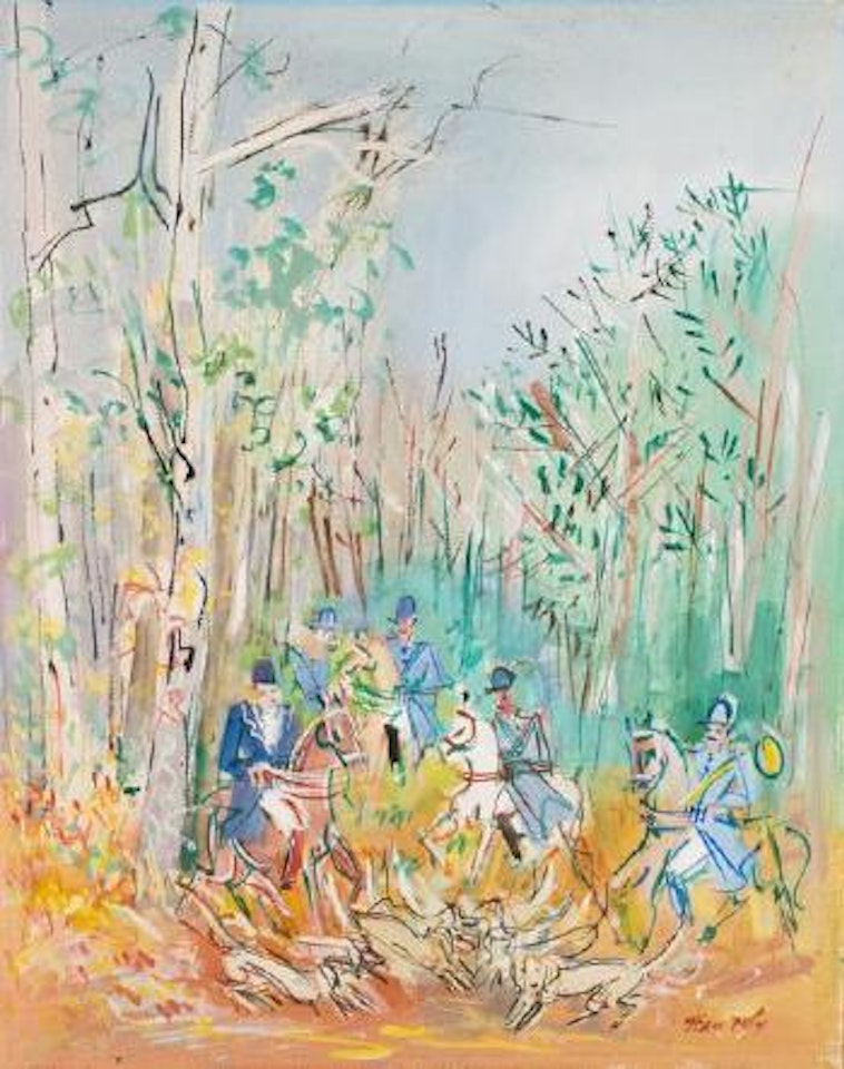 Chasse à courre , by Jean Dufy
