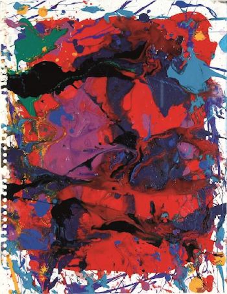 Senza Titolo ,
1990 by Sam Francis