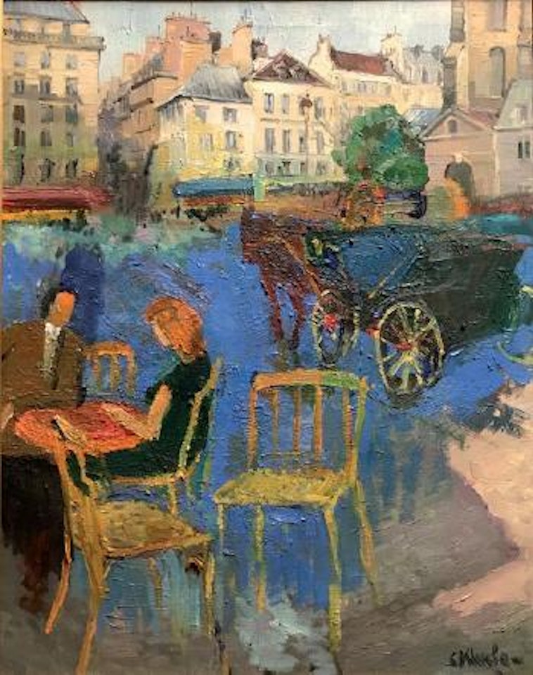 En terrasse , by Constantin Kluge