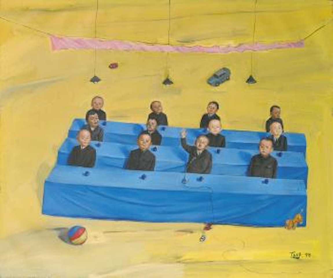 Children in meeting ,
1998 by Tang Zhigang