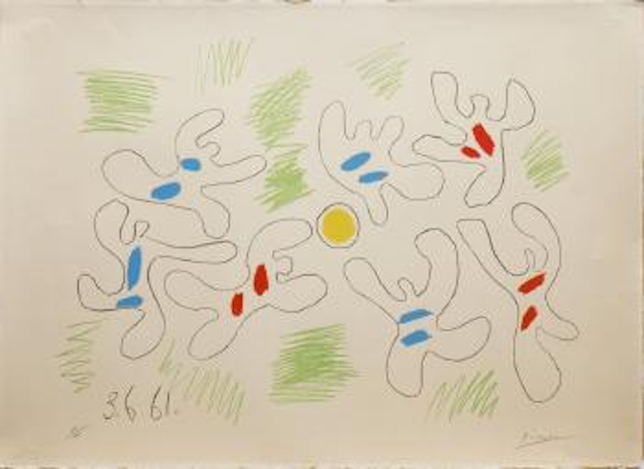 Football ,
1961 by Pablo Picasso