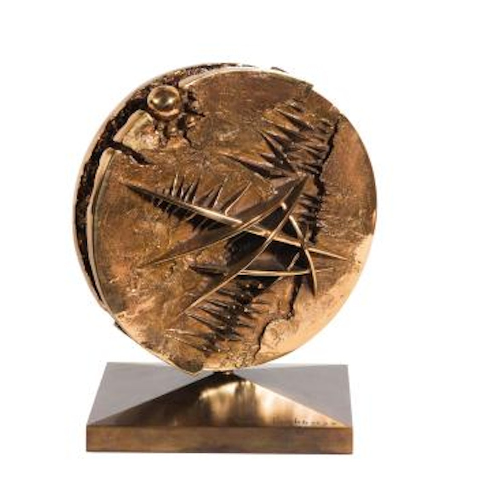 Disco in forma di rosa del deserto, Studio II ,
1994 by Arnaldo Pomodoro