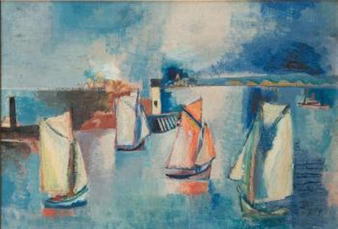 Bateaux ,
1930
-
1932 by Jean Dufy