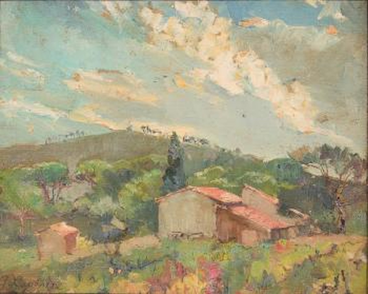 Paysage , by Georgij Aleksandrovic Lapschin