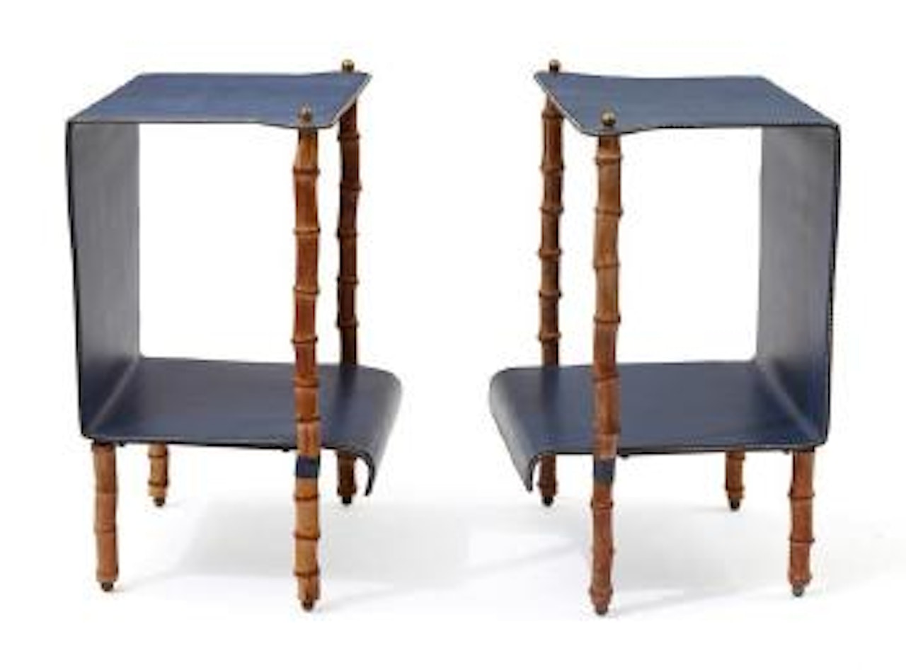 Bouts de canapé ,
Circa
1960 by Jacques Adnet