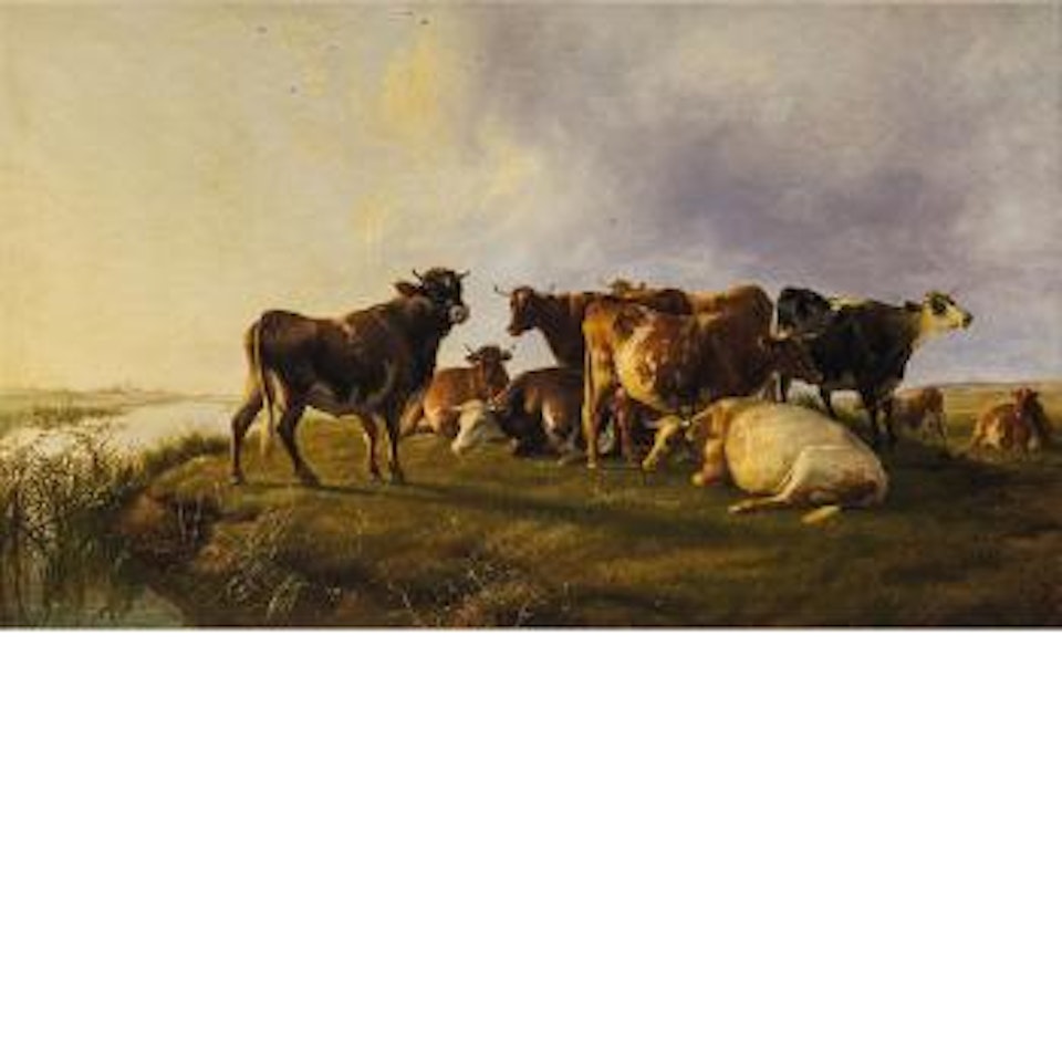 Nei prati a Fordwich nel Kent , by Thomas Sidney Cooper