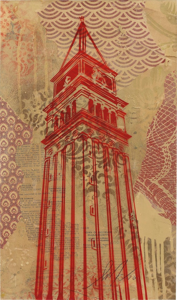St. Marks Campanile by Shepard Fairey