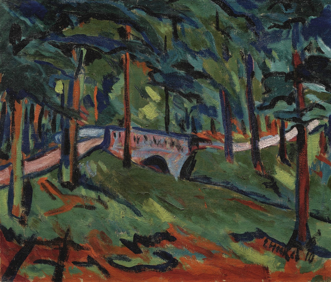 PARKLANDSCHAFT (PARK LANDSCAPE) by Erich Heckel