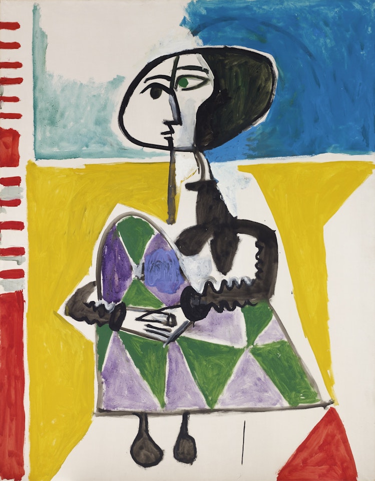 FEMME ACCROUPIE by Pablo Picasso