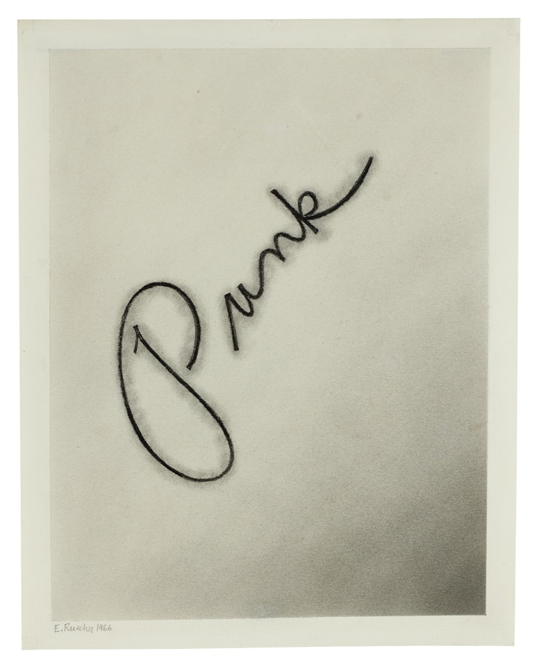 PUNK by Ed Ruscha