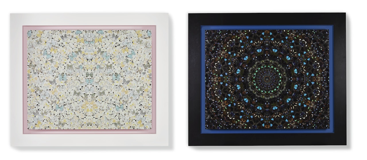 THE MIND IS ITS OWN PLACE, AND IN ITSELF CAN MAKE A HEAVEN OF HELL, A HELL... by Damien Hirst