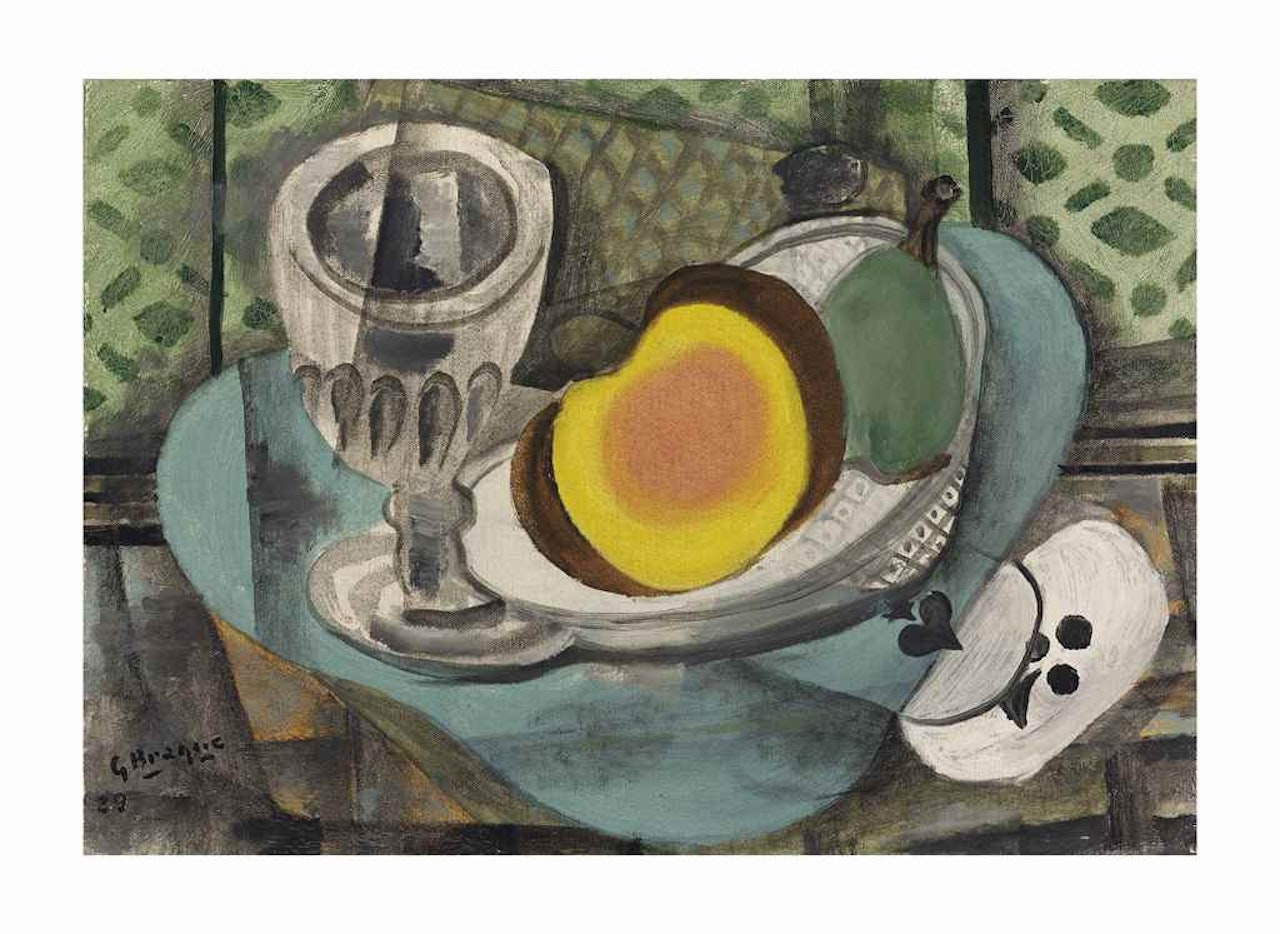 Les deux as by Georges Braque