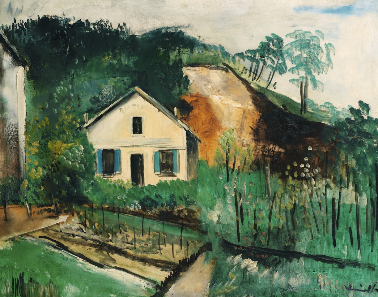  LA HALTE DE VIREILLE by Maurice de Vlaminck