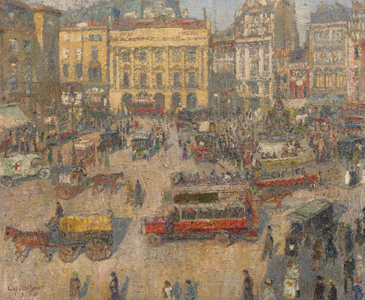 PICCADILLY CIRCUS, LONDON by Leon de Smet
