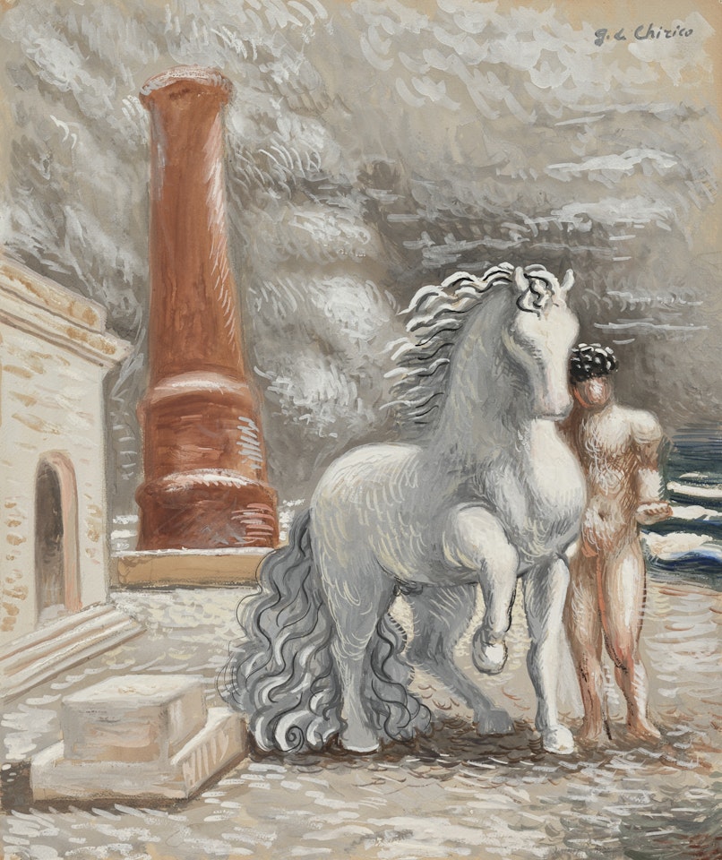 LE RIVE DELLA TESSAGLIA by Giorgio de Chirico